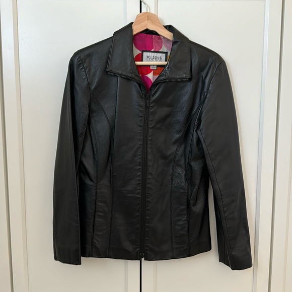 Wilsons Leather Jackets & Blazers - Wilsons Leather Maxima Black Leather Jacket